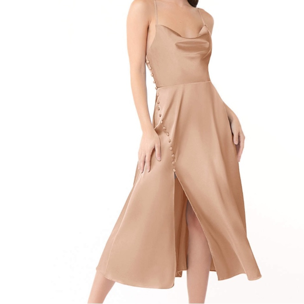 NWT Azazie Satin Dress